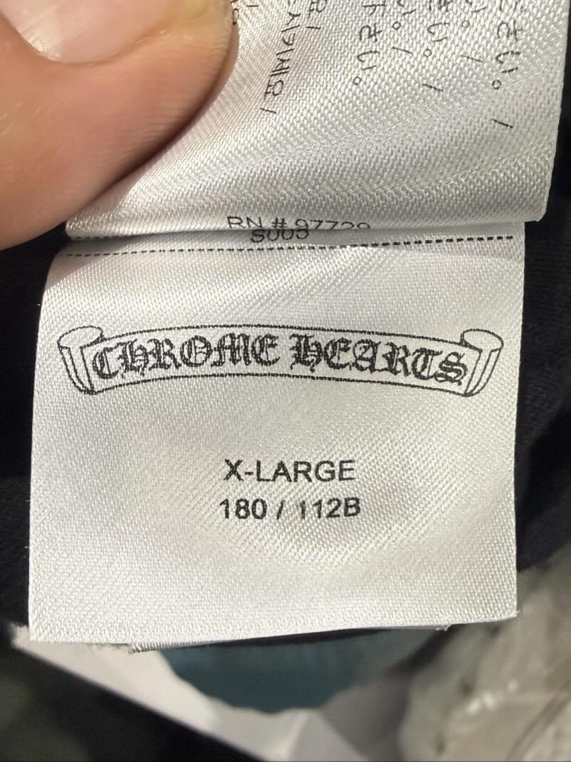 Chrome Hearts Neck Logo T-Shirt Black Purple - Worn Once Size XL