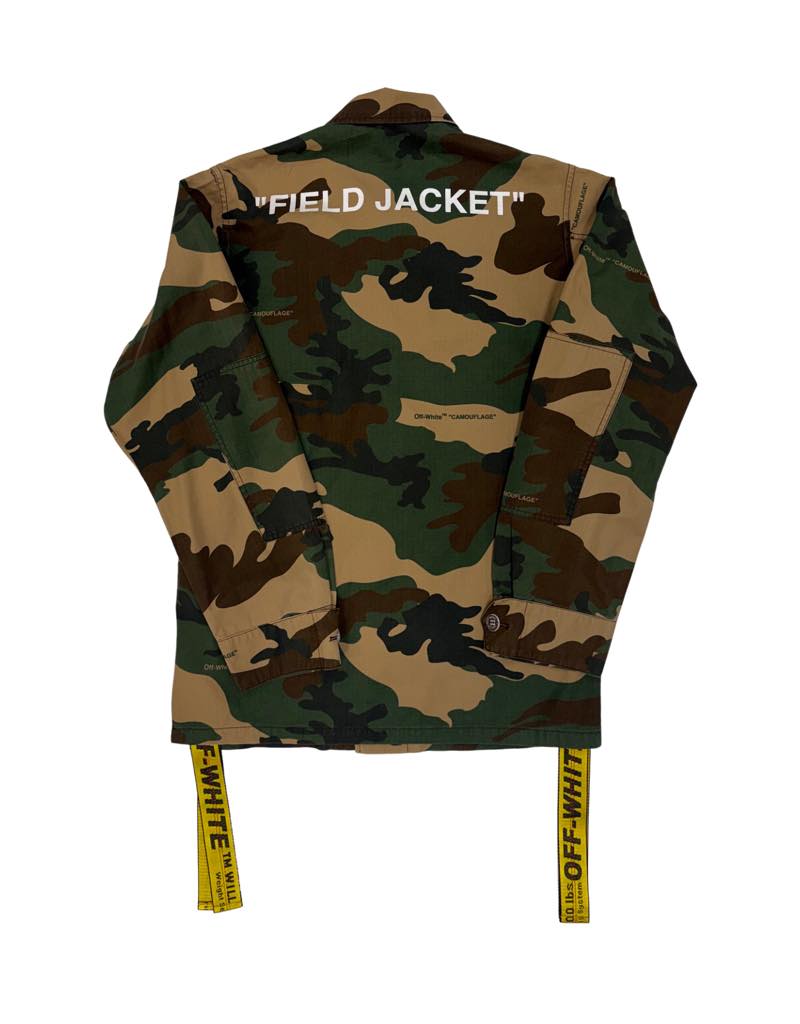 Off-White Field Jacket Camo - Pre-Owned Size XS