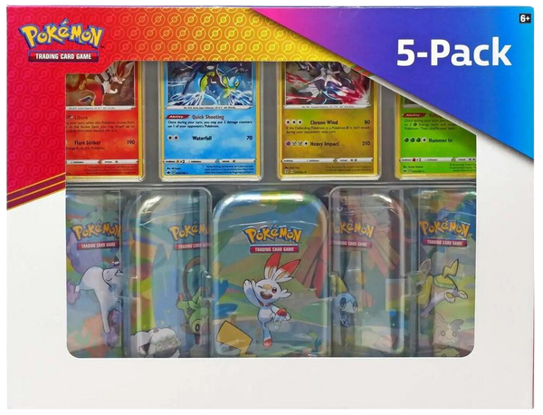 Galar pals Mini Tins 5-pack