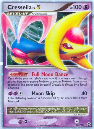 Cresselia LV.X (103/106) - Great Encounters Holofoil