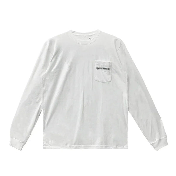 Chrome Hearts Shoulder Logo L/S T-Shirt White