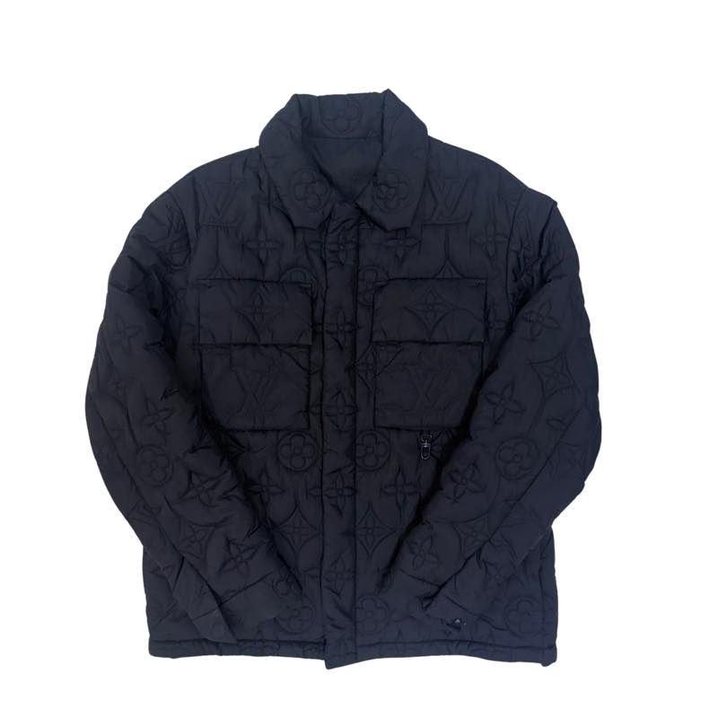 Louis Vuitton Padded Light Blouson Navy - Lightly Pre-Owned Size XL