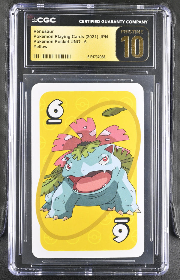 CGC PRISITNE 10 Venusaur #6 Pokemon Pocket UNO