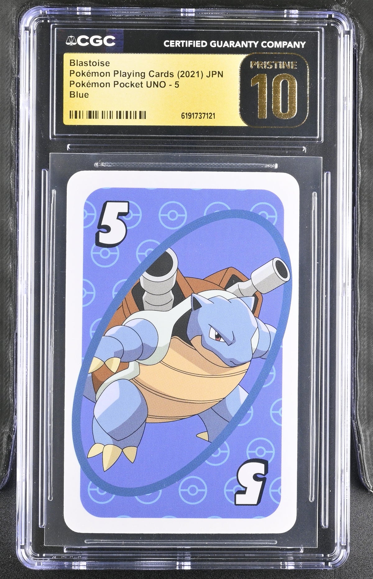 CGC PRISTINE 10 Blastoise #5 Pokemon Pocket UNO