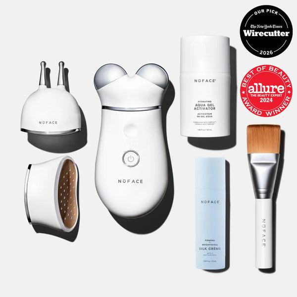 NuFACE Trinity+ Smart Advanced Facial Toning Kit - Microcurrent Device for Lifted, Toned & Sculpted Skin