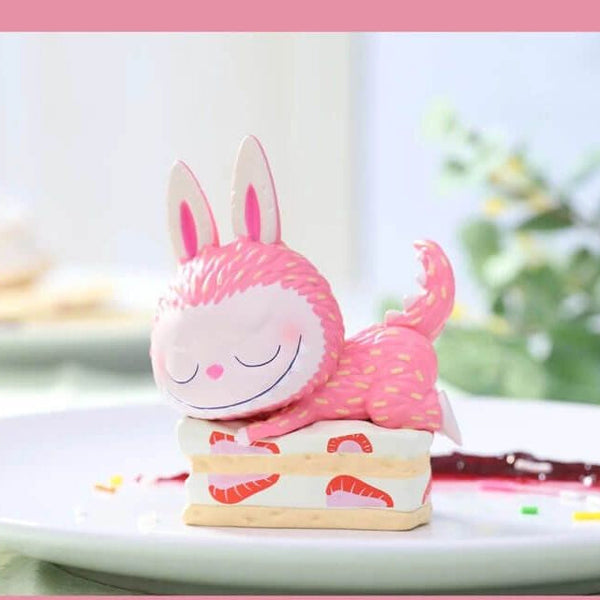 Strawberry Fraisier Cake - Labubu The Monsters Patisseries Series by Pop Mart