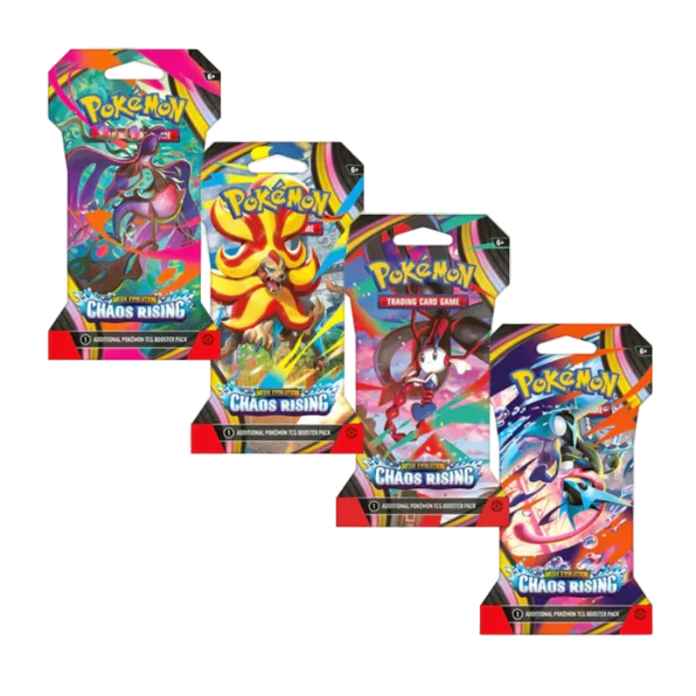 Chaos Rising Sleeved Booster Pack – Protected Cards for Easy Play
