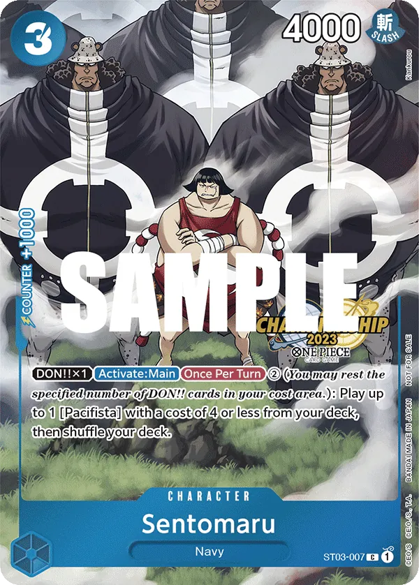 Sentomaru (Championship 2023 Celebration Pack) (ST03-007) - One Piece Promotion Cards Foil