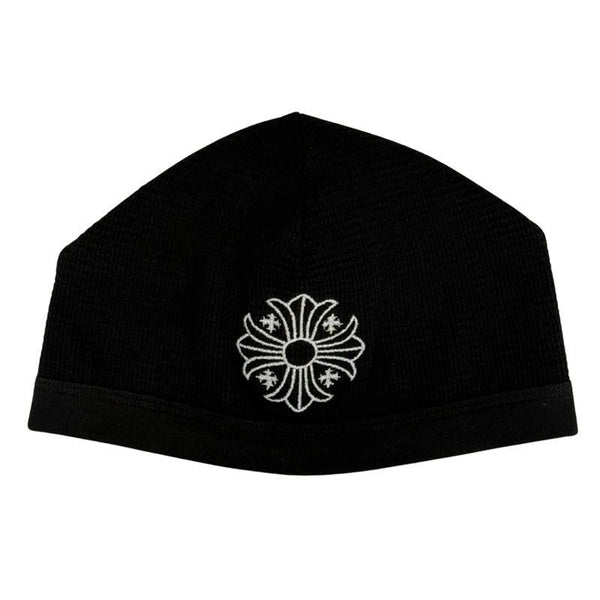 Chrome Hearts Plus Cross Skull Cap Beanie Black/White - Lightly Used
