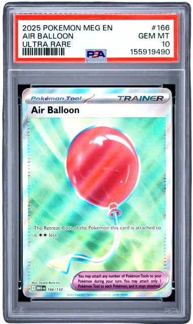 PSA 10 AIR BALLOON MEGA EVOLUTION