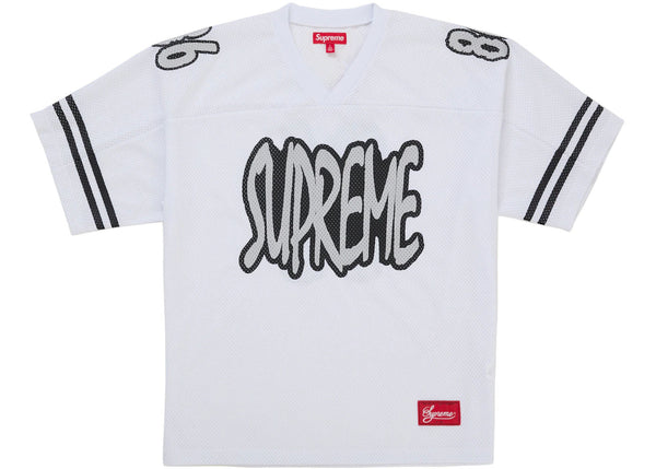 Supreme Reflective Football Jersey White