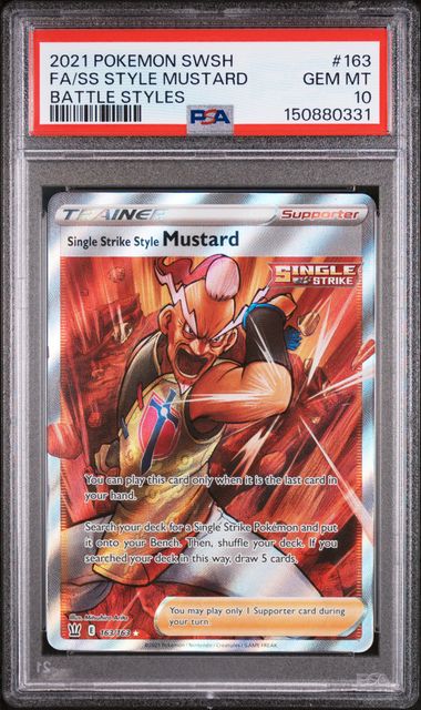 PSA 10 FA/SS STYLE MUSTARD BATTLE STYLES