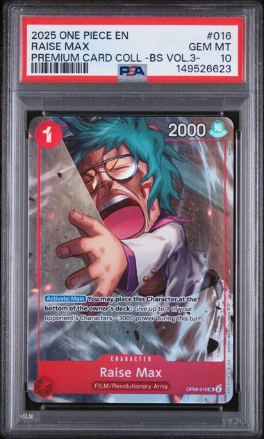 PSA 10 RAISE MAX PREMIUM CARD COLLECTION -BEST SELECTION VOL.3