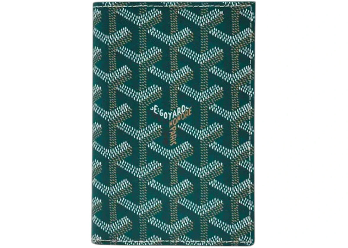 Goyard Grenelle Passport Cover Green