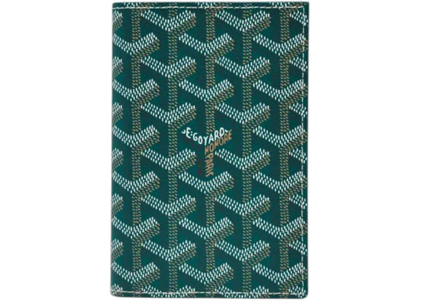 Goyard Grenelle Passport Cover Green