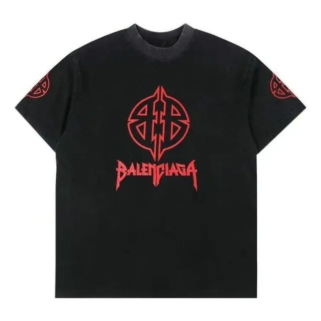 Balenciaga Metal BB Stencil T-shirt Black
