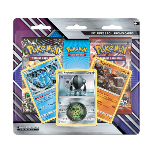 Regice & Registeel & Regirock Promo - 2 Packs Blister