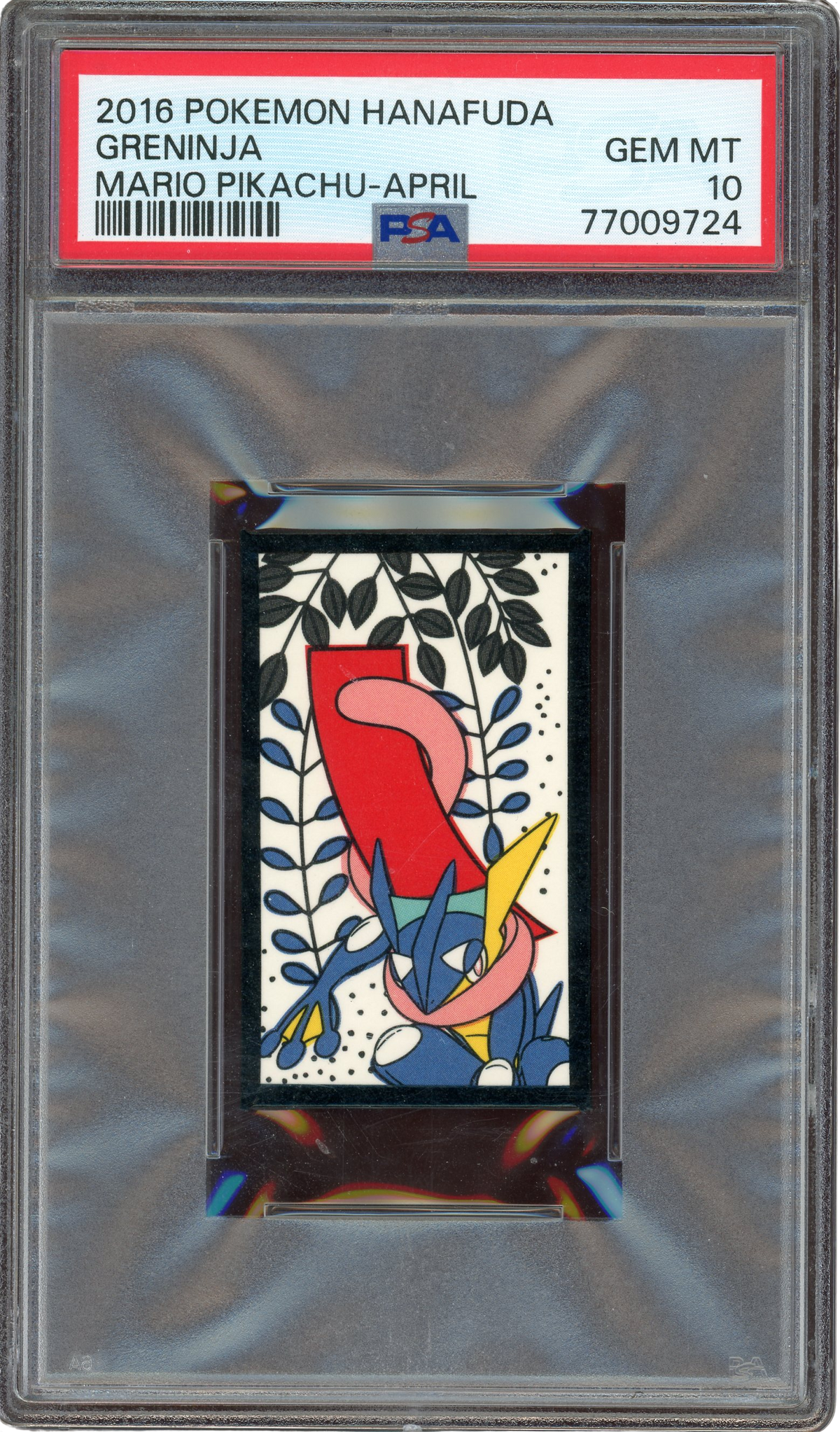 PSA 10 GRENINJA HANAFUDA MARIO PIKACHU-APRIL