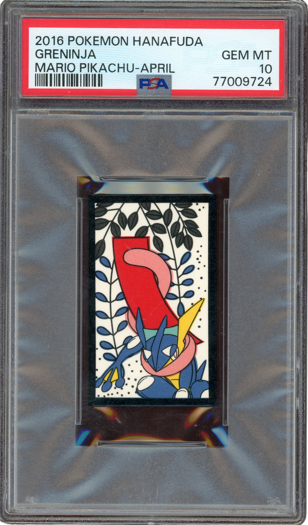 PSA 10 GRENINJA HANAFUDA MARIO PIKACHU-APRIL