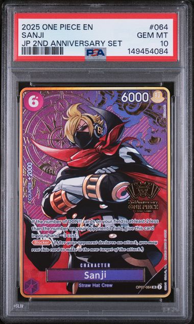 PSA 10 SANJI