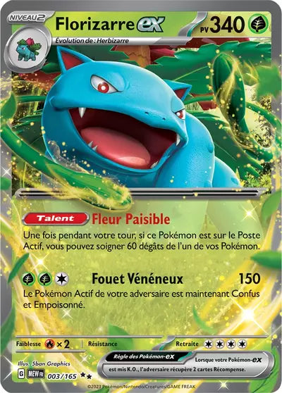 Florizarre Ex (003/165) 151 FRENCH