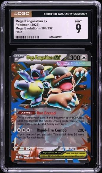 CGC 9 MEGA KANGASKHAN EX MEGA EVOLUTION