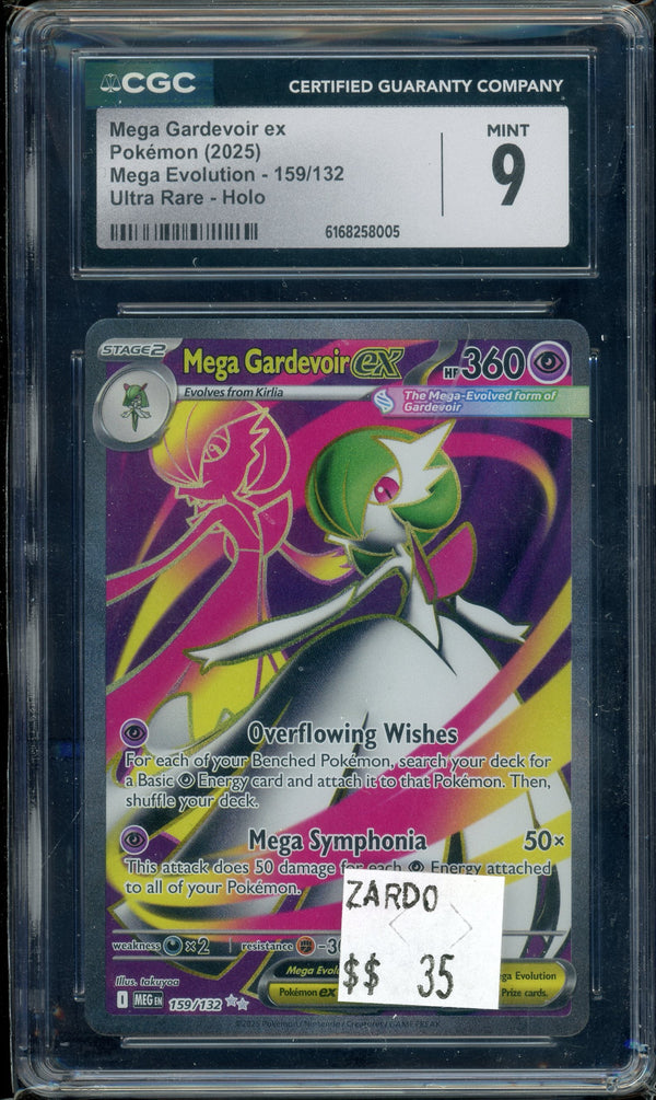 CGC 9 MEGA GARDEVOIR