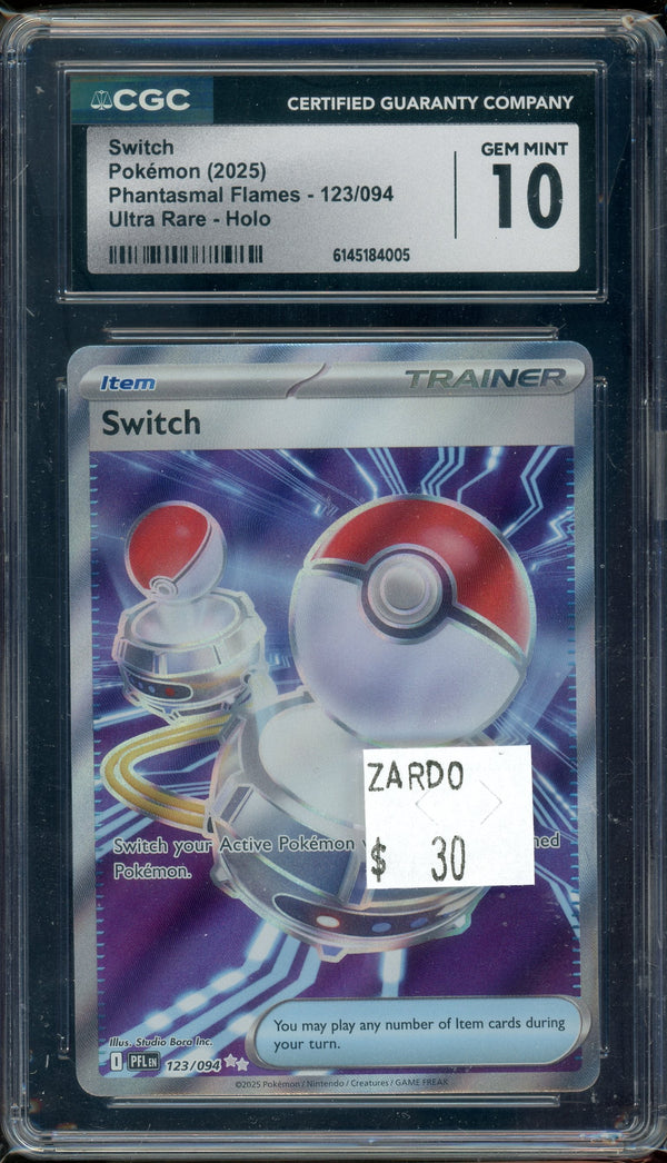 CGC 10 SWITCH PHANTASMAL FLAMES