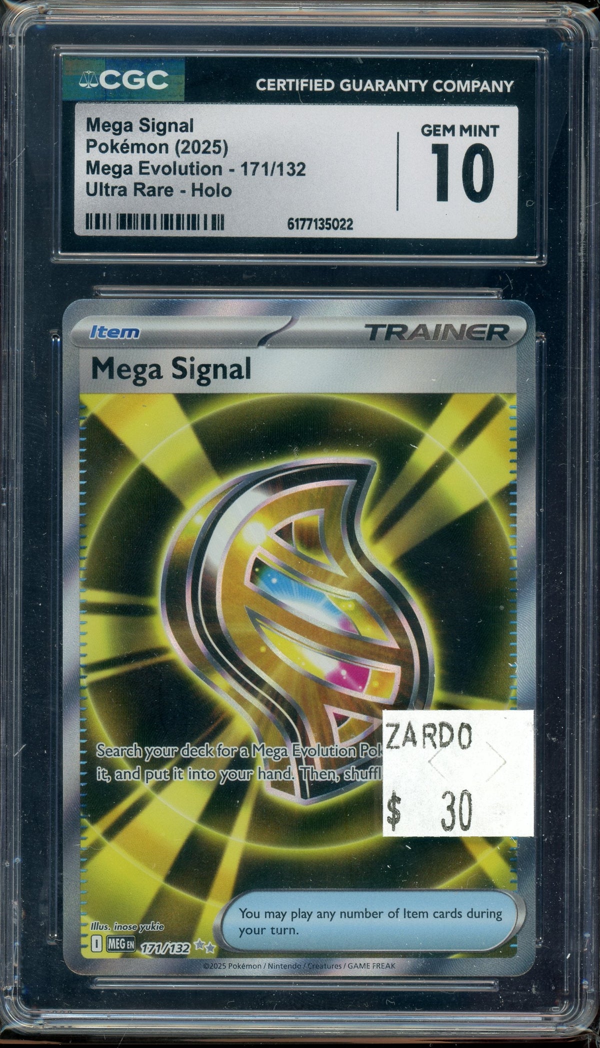 CGC 10 MEGA SIGNAL MEGA EVOLUTION