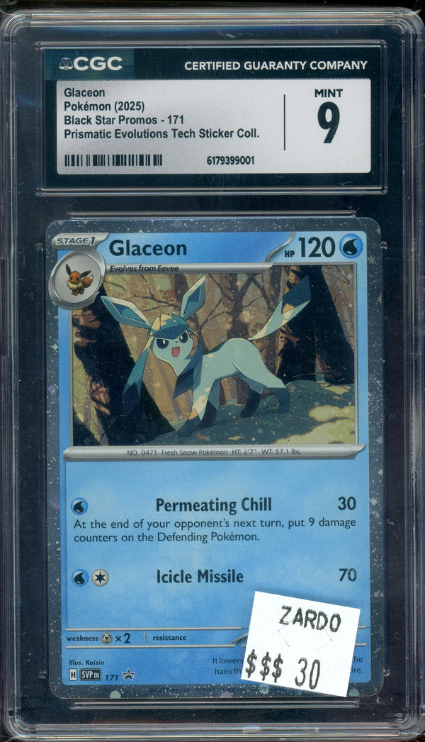CGC 9 GLACEON PROMO PRISMATIC