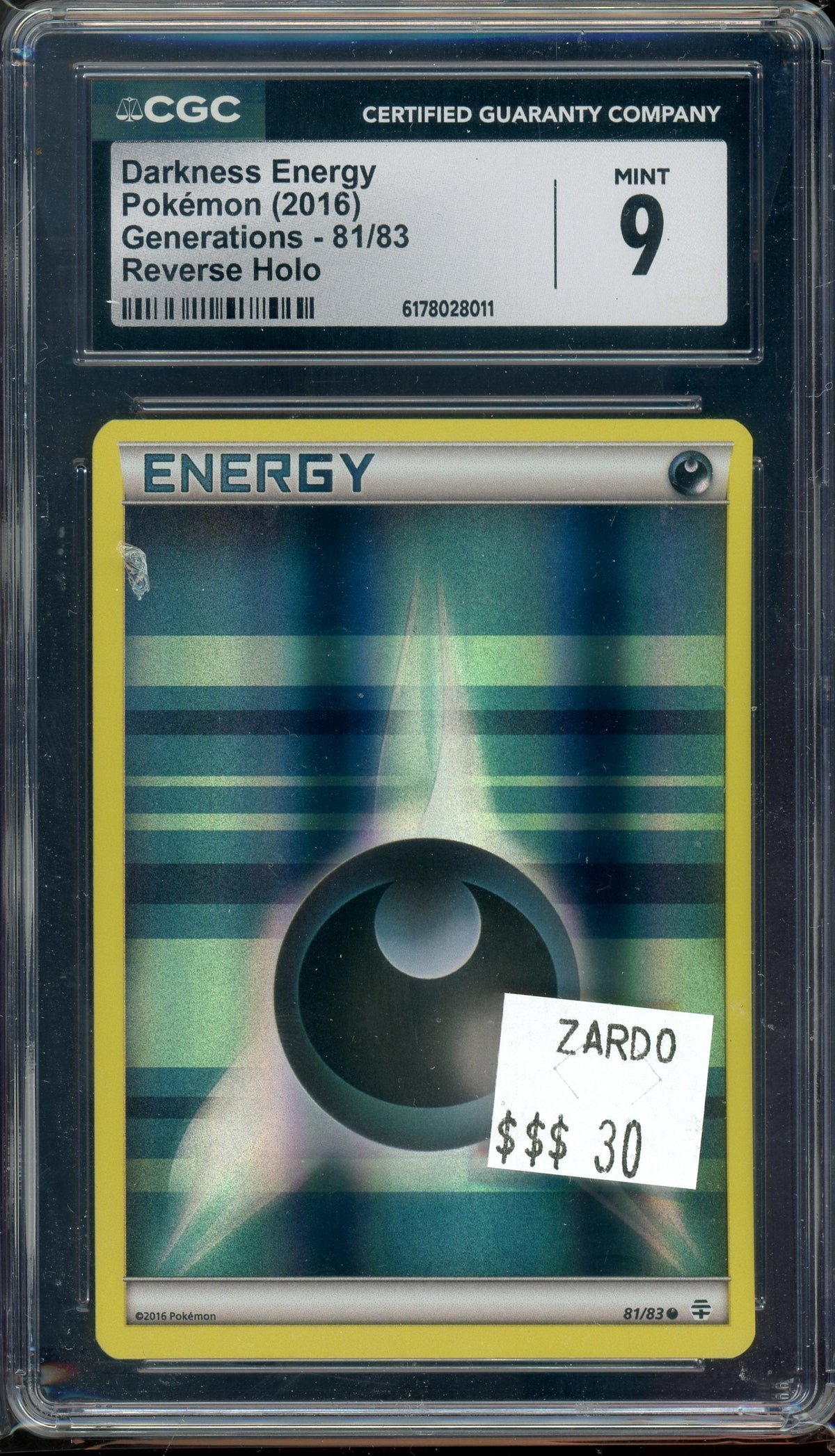 CGC 9 DARKNESS ENERGY REVERSE