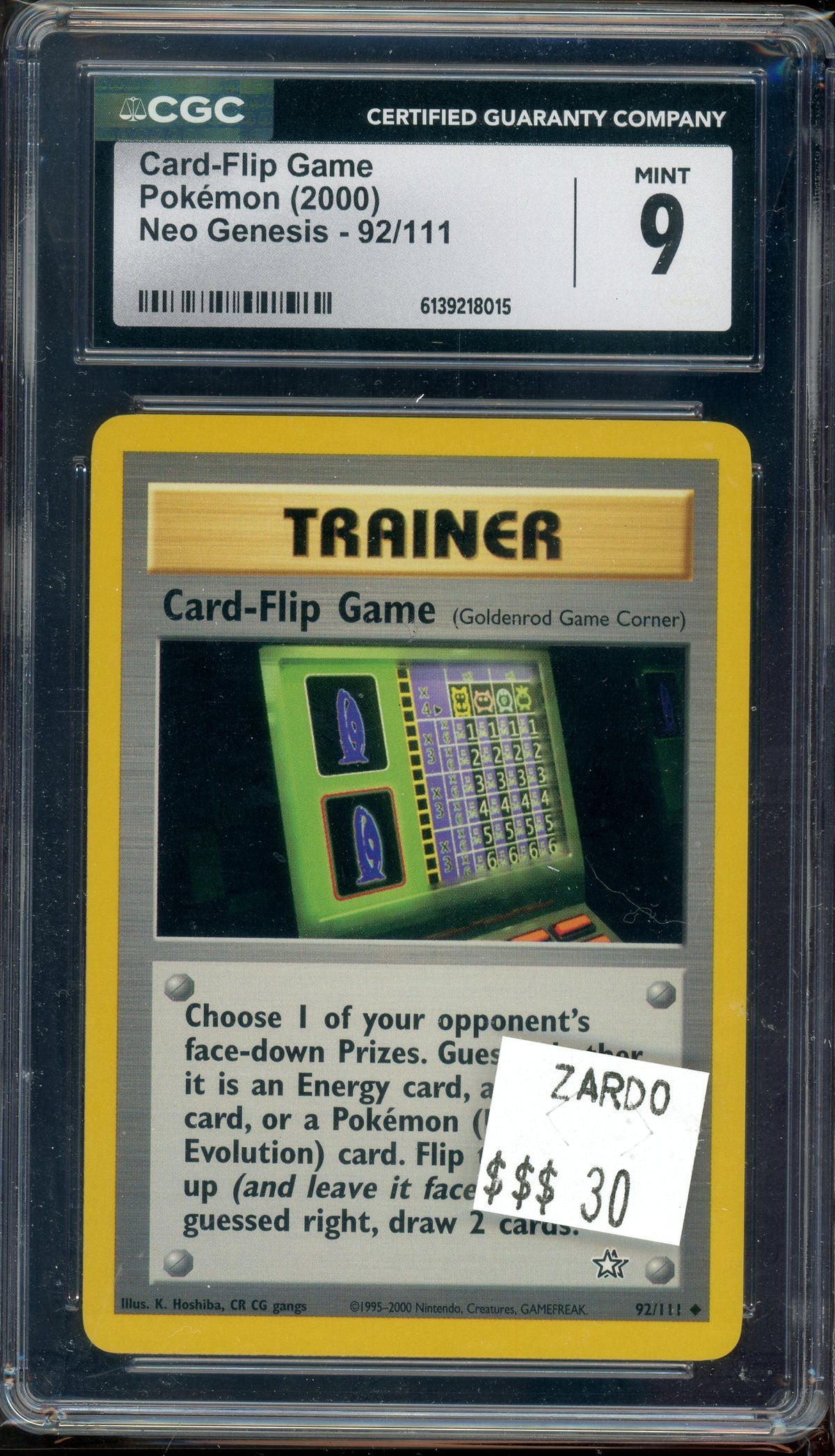 CGC 9 CARD-FLIP GAME
