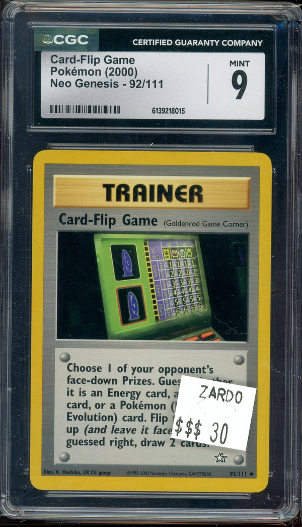 CGC 9 CARD-FLIP GAME