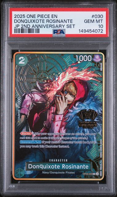 PSA 10 DONQUIXOTE ROSINANTE