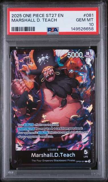 PSA 10 MARSHALL D. TEACH